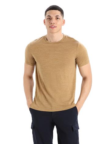 T Shirts Icebreaker Merino Sphere II Corta Sleeve Homme Kaki | FR 1152ILHS